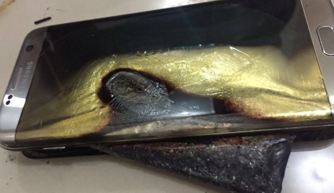 What was the cause of Galaxy Note 7 exploding?