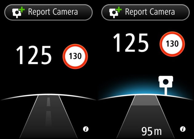 Android app that warns its users about speed cameras