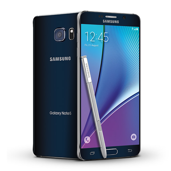 Samsung Galaxy Note 5 with a security update