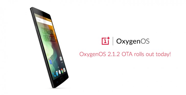 OxygenOS 2.1.2 starts rolling out for OnePlus 2