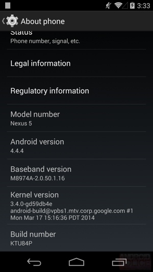 Google starts rolling out Android 4.4.4 Android for Nexus phones