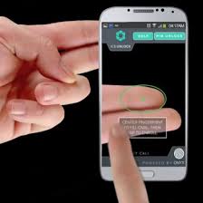 The new solution LG about the fingerprint reader.