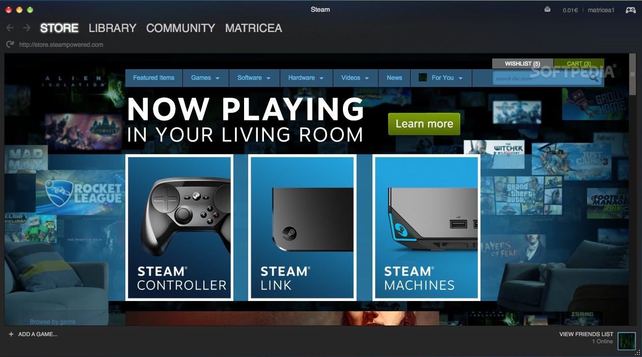 Steam about to release Link app. Play your PC games via other devices