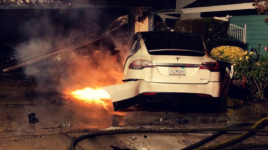 Tesla in flames, or how the latest Model S burned down twice