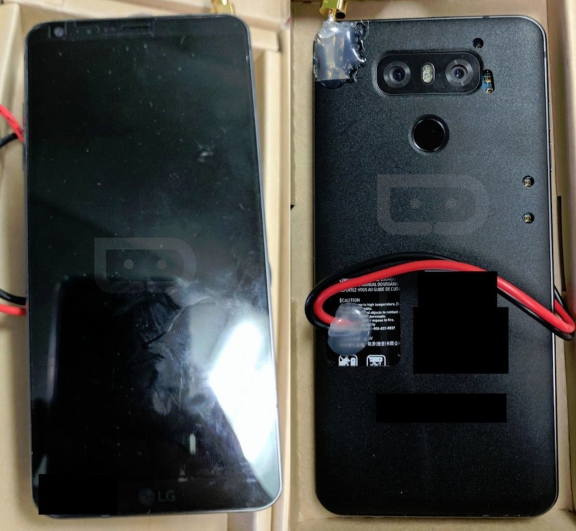 Pictures of LG G6's prototype