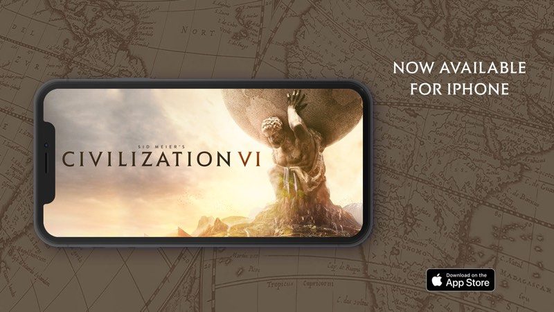Civilization VI now available on iPhones