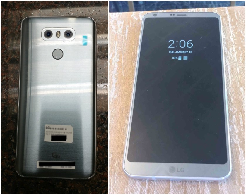 Live photos of LG G6 have leaked