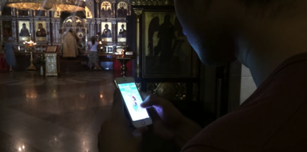 That's Russia, or young youtuber punished hard for playing Pokemon Go in a church