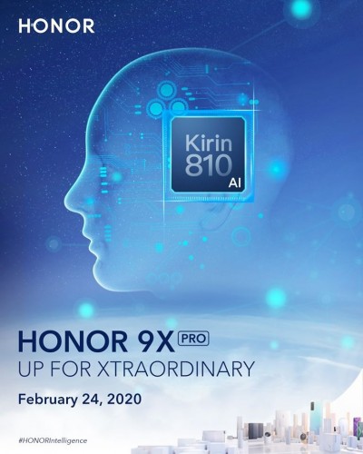 Der weltweite Start von Honor 9X Pro ist fr den 24. Februar geplant