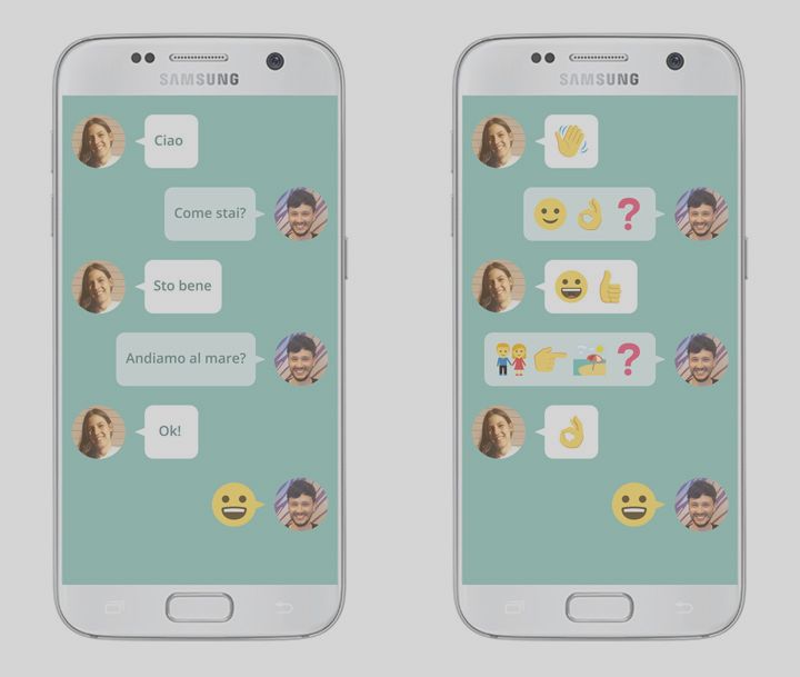 Samsung Wemogee, a communication app for those with language disorders