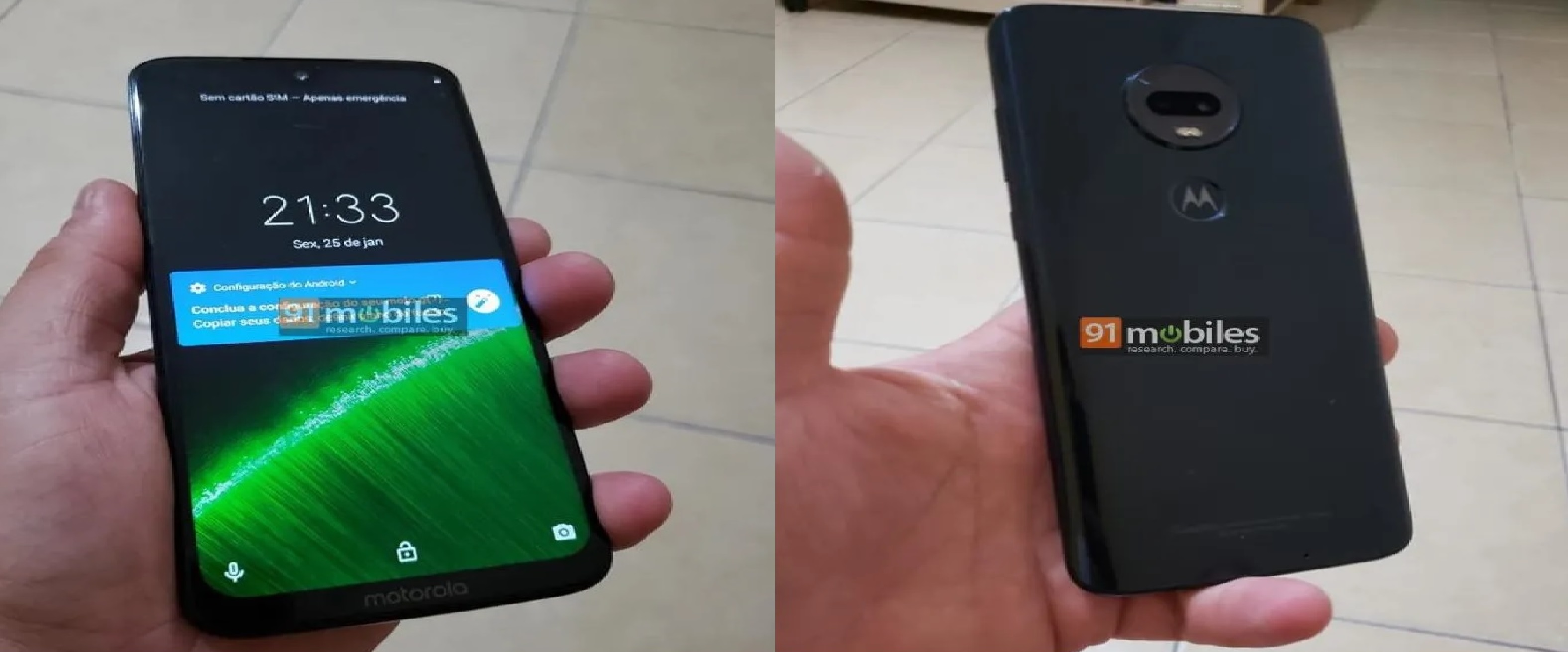 Moto G7 Plus shows off in leaked pictures