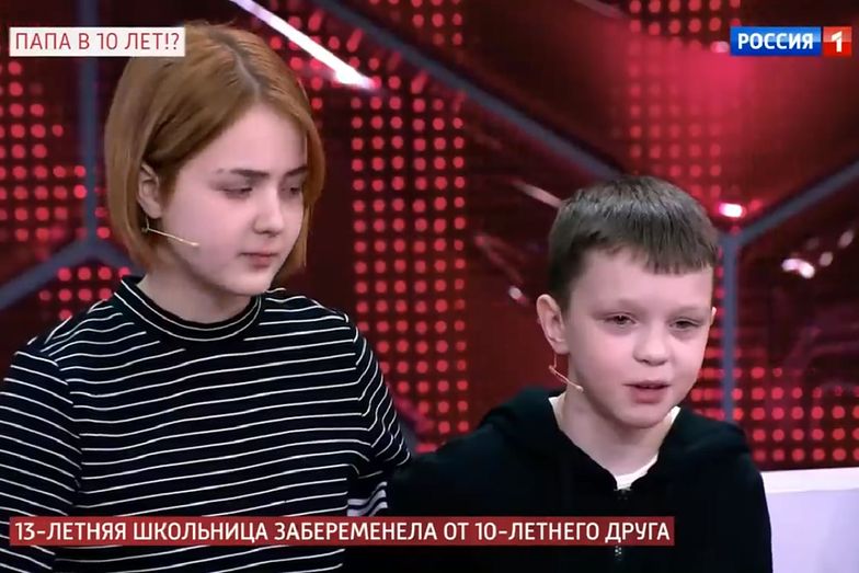 Remember the story about the 13 years old Russian mom and her 10 years old husband? The girl now wants to become famous
