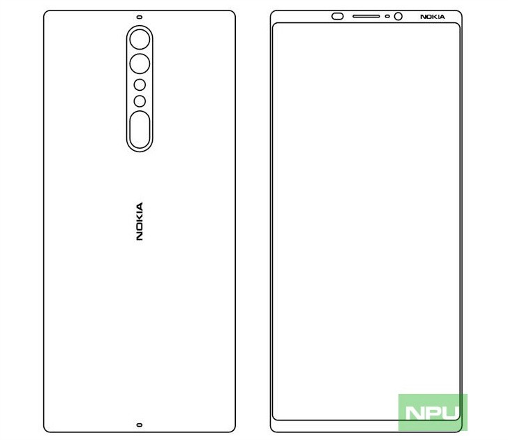 Nokia 9 mit grerem Bildschirm als das Nokia 8 scheinbar besttigt durch Unternehmen Wiederholungen