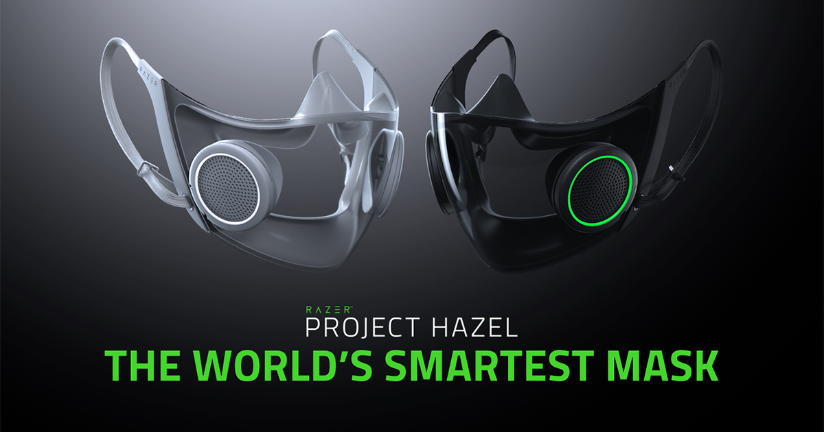 Razer Hazel new revolution on the market. Amazing protective mask with RGB lights.