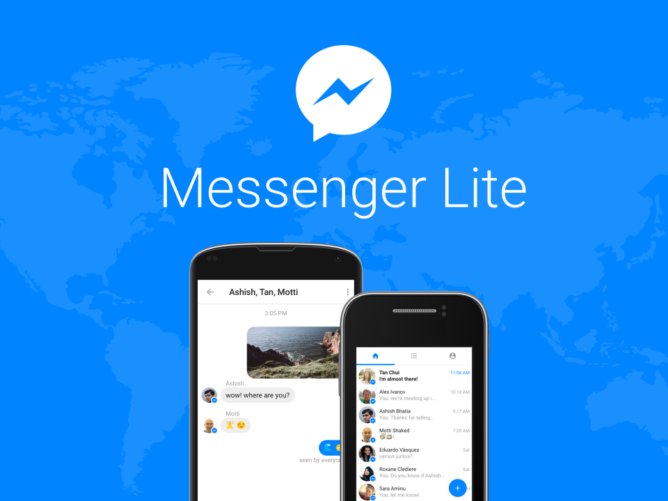 Facebook Messenger Lite available in the UK, US, Ireland and Canada