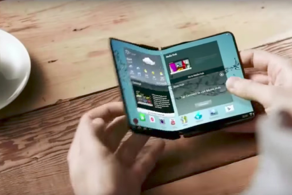 Samsung is teasing its long-coming bendable device