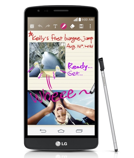 LG G3 Stylus wird aber keine Konkurrenz zu den Galaxy Note 4