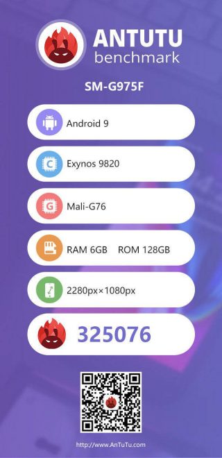 Some of Samsung Galaxy S10 Plus' specs appeared on AnTuTu