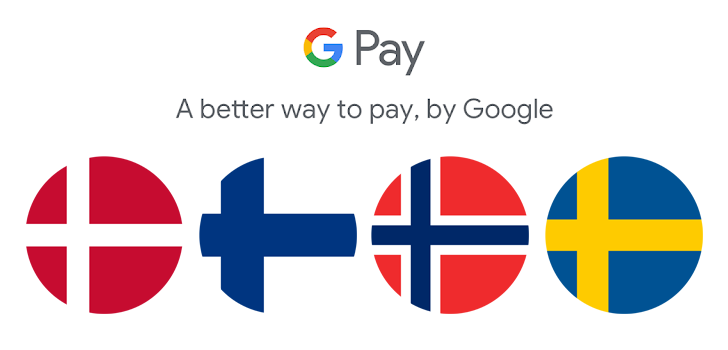 Google Pay is now available in Norway, Finland, Denmark and Sweden