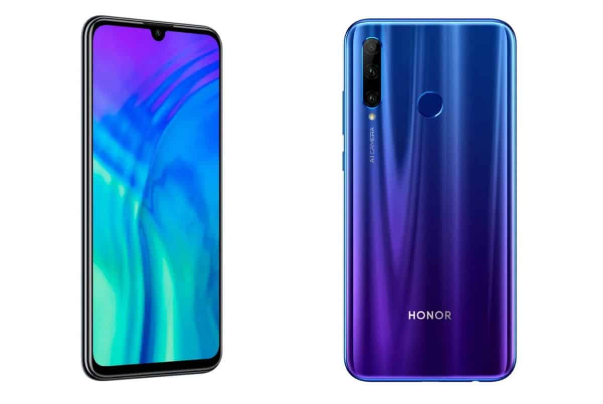 Huawei Honor 20 Lite renders