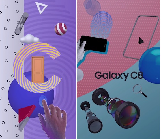 Samsung Galaxy C8 promotion material leaks, confirms fingerprint sensor and dual camera
