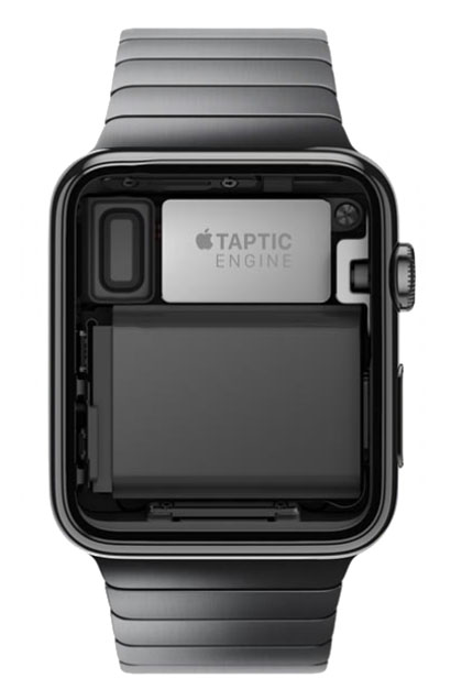 New technology from Apple? The company wants to use the battery as a haptic engine.  