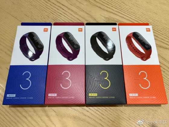 Xiaomi Mi Band 3 in a new box