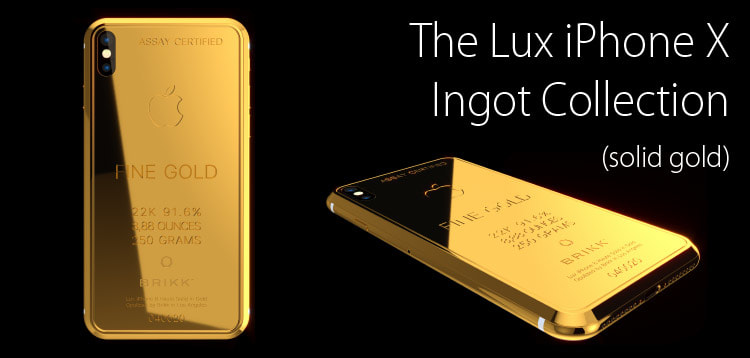 Gold-plated iPhone X avaialble for pre-orders. Get ready to spend some mo-mo-mo-money