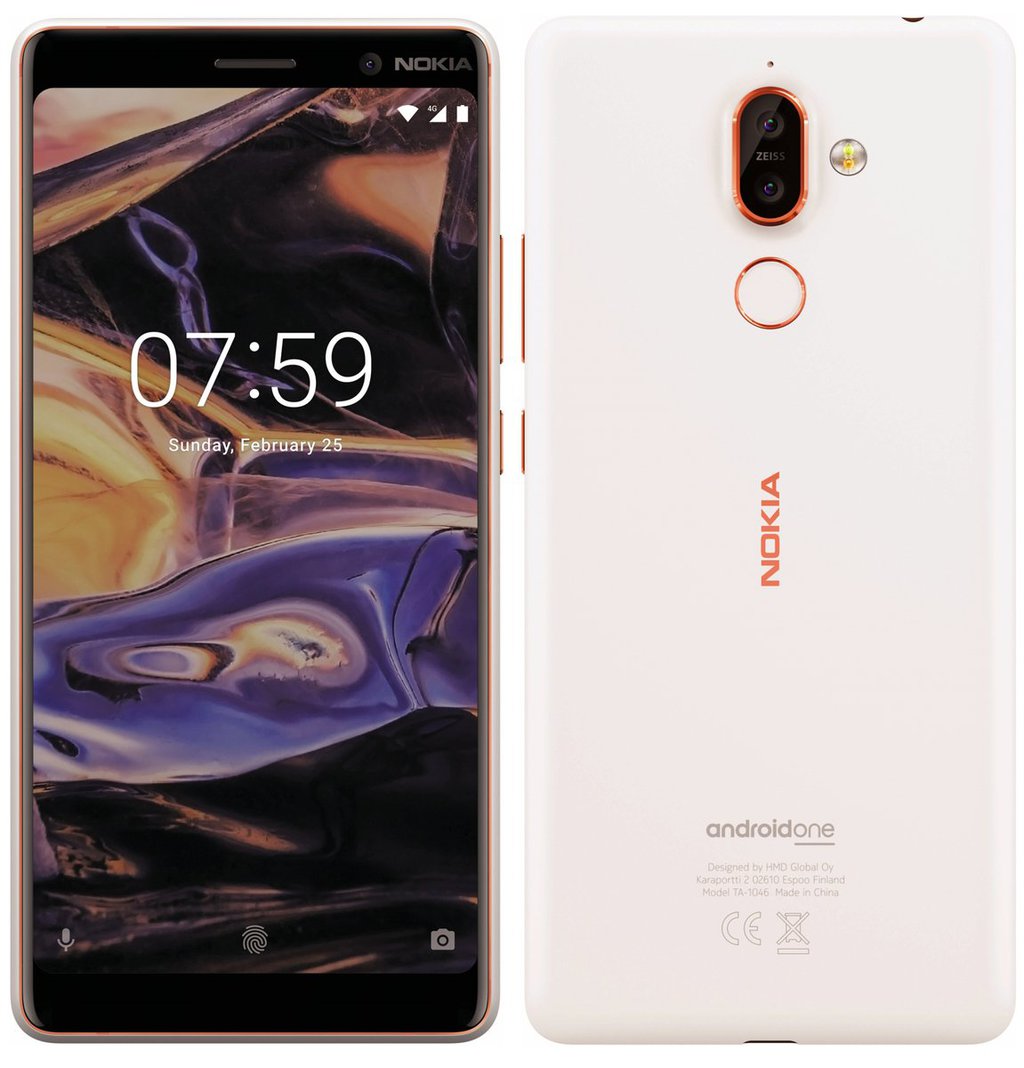 Nokia 7 Plus on display