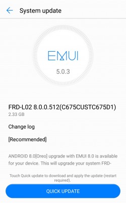 Der Android 8.0 Oreo-Rollout von Honor 8 erreicht Indien