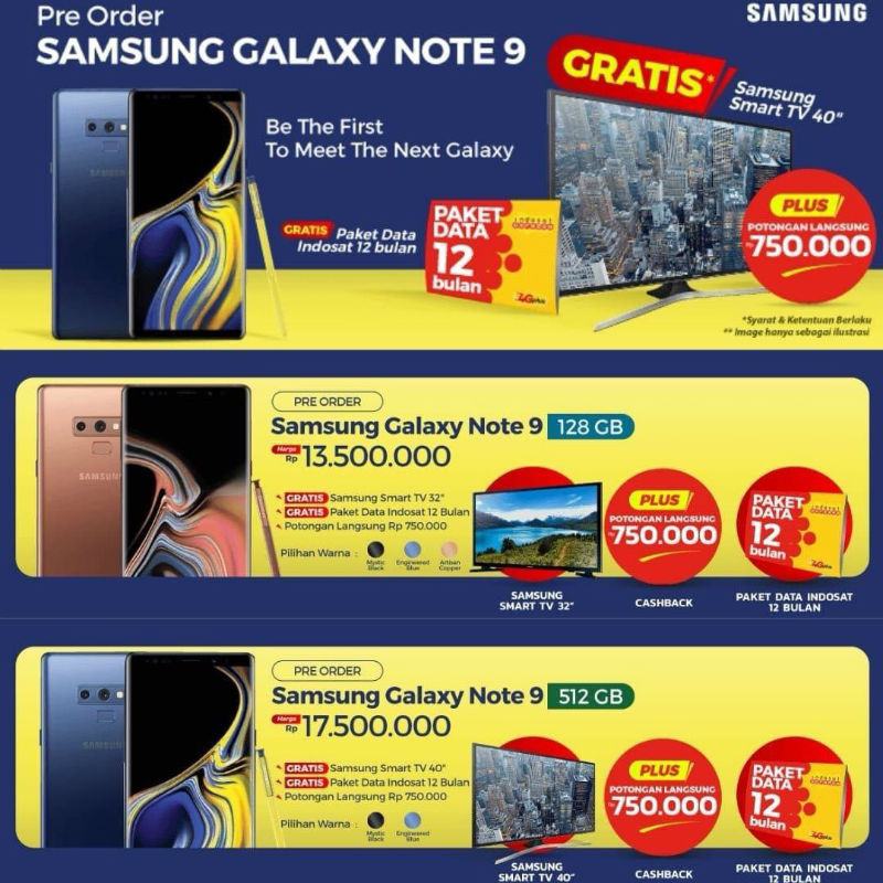Samsung Galaxy Note 9 price revealed