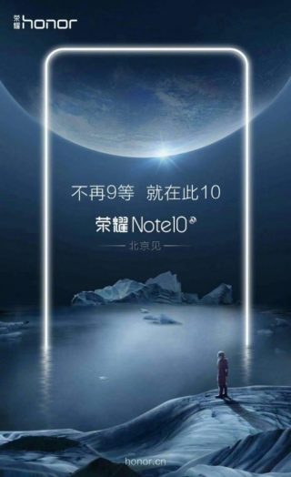 Honor tries to warm up the atmosphere surrounding Honor Note 10