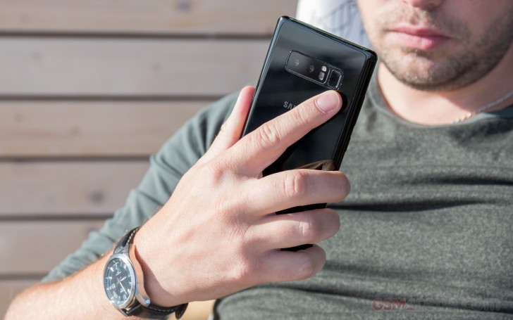 Das neueste Update von Samsung Galaxy Note8 enthlt Super Slow-Motion und AR Emojis