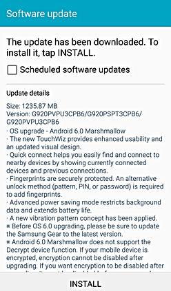 Samsung Galaxy S6 De Sprint Comienza A Recibir La Actualizacion De Marshmallow Gsm Blog Liberar Tu Movil Es