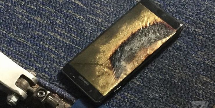 There is never enough burning phones - this time it is, again, Samsung Galaxy Note 7