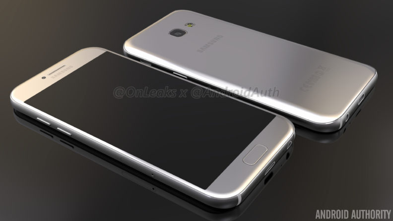 New renders of Samsung Galaxy A5. Release somewhen in 2017