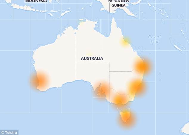 Australia - Telstra is down
