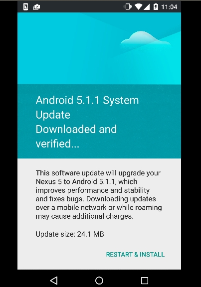 Nexus 5 comienza a conseguir la actualizacin Android 5.1.1 en la India