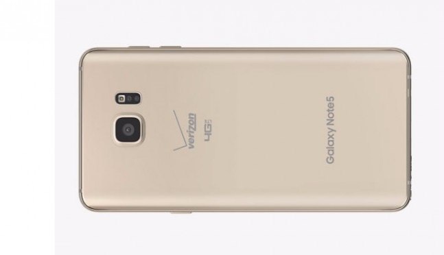 Samsung Galaxy Note5 de color oro, por fin est disponible en Verizon y AT&T