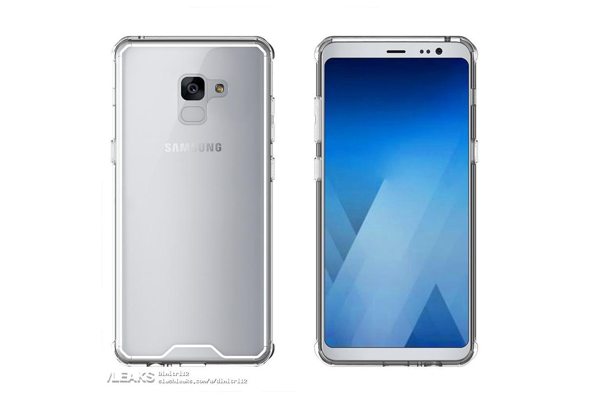 Samsung Galaxy A7 (2018) renders leaked, case included