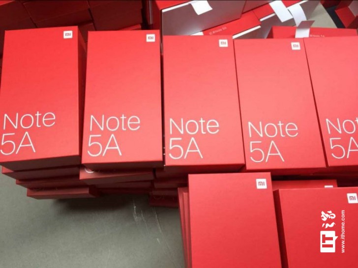 Xiaomi Redmi Note 5A Kleinkasten und Spezifikationen erscheinen