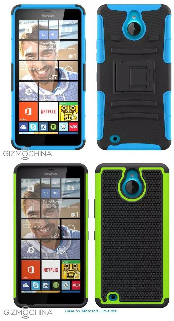 Casos filtrados del Lumia 850 confirman el diseño del telfono