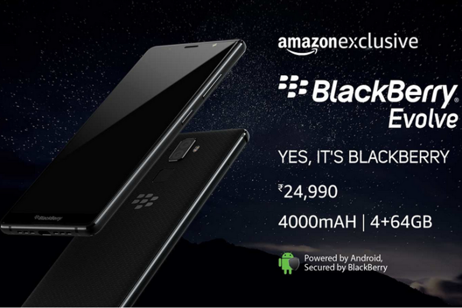 BlackBerry Evolve out on October 10th via Amazon India
