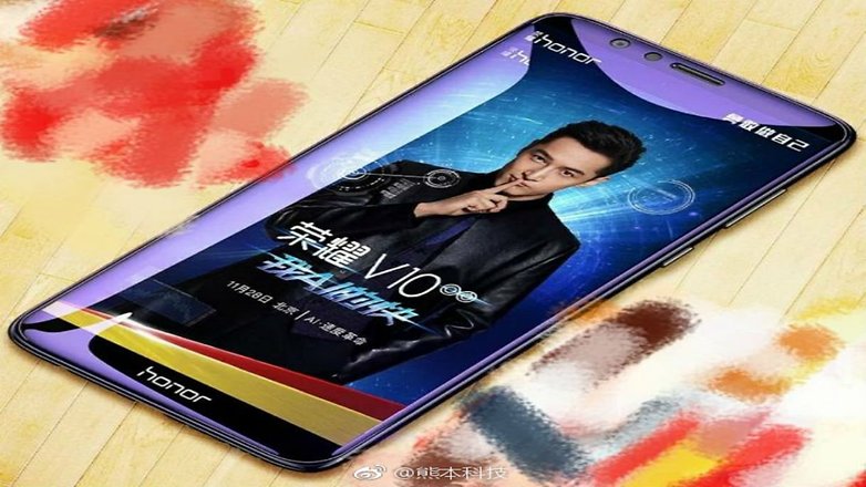 Leaked image of Huawei Honor V10