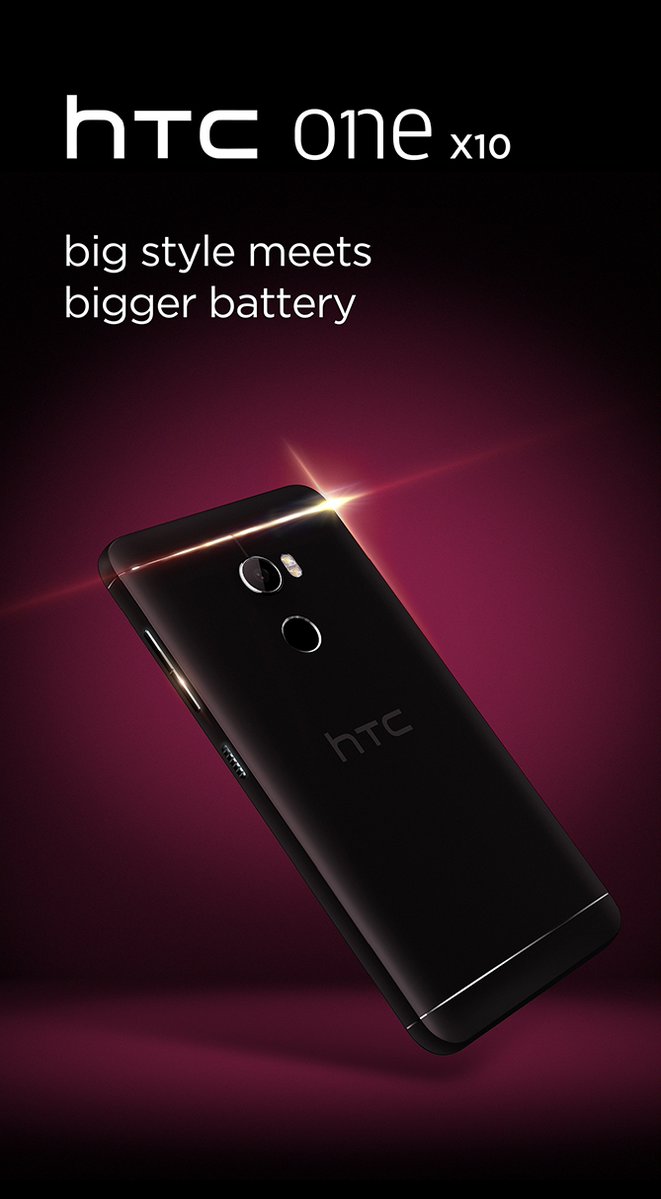 Leaked render of HTC One X10 promises ”bigger battery”