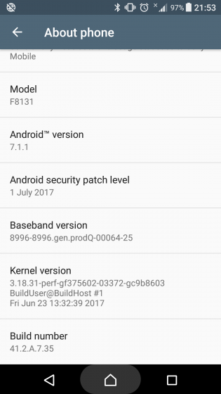 Xperia X Performance and XZ are getting their July 2017 security update