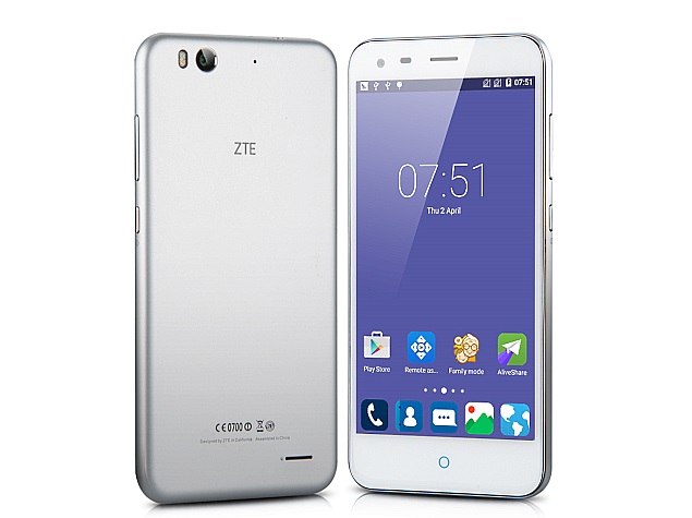 Specifications of ZTE Blade V580