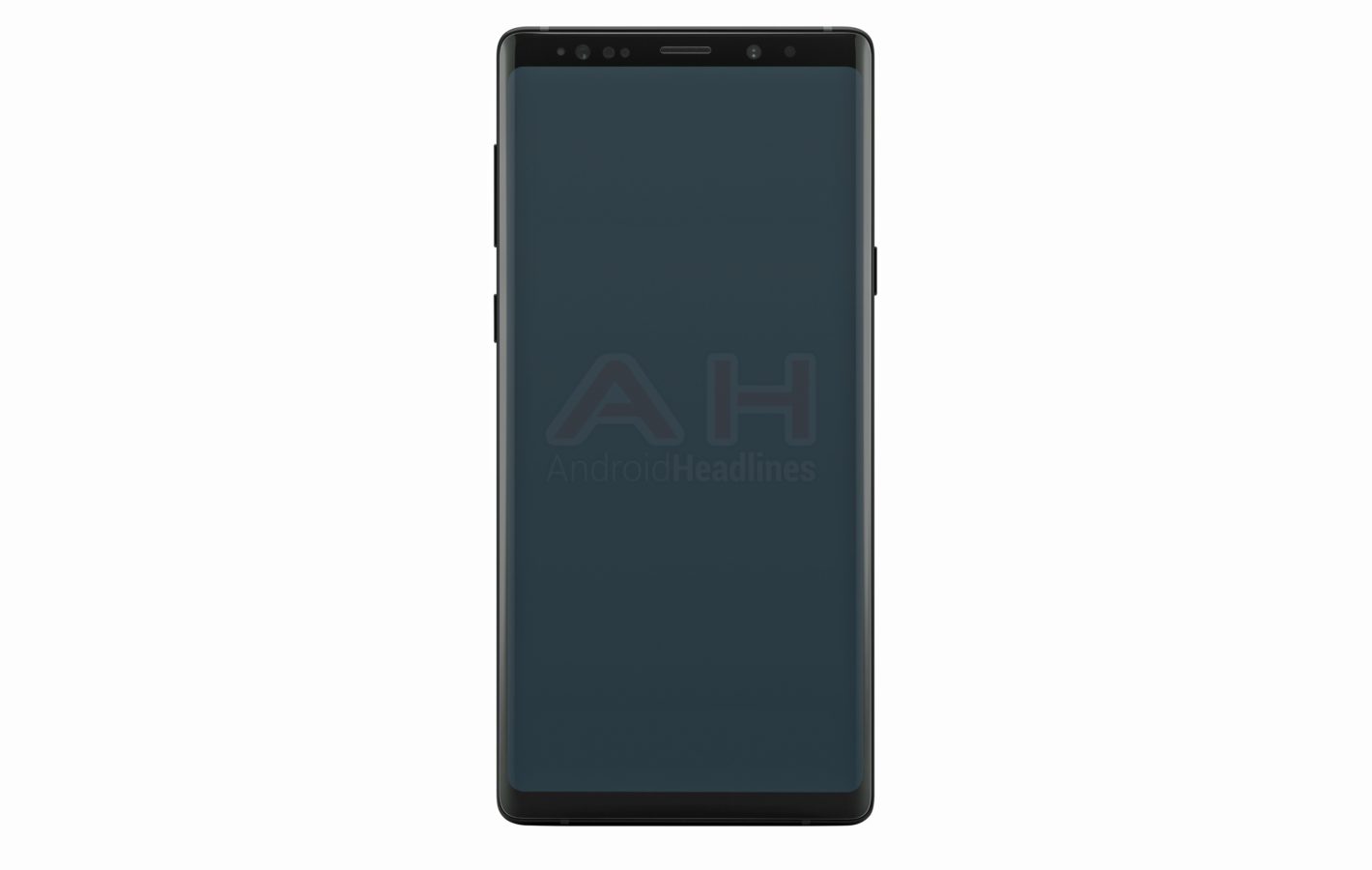 Leaked front panel of Samsung Galaxy Note 9