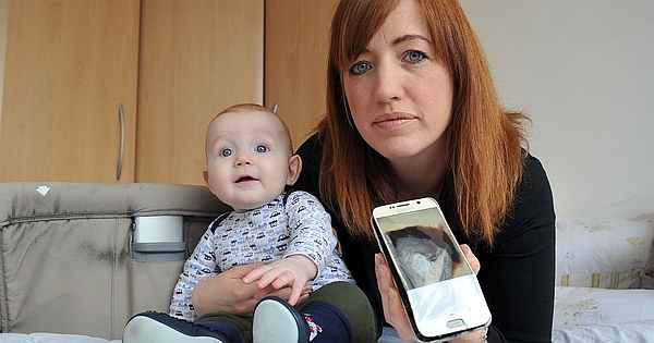 Oh no! A 6-months old boy was almost hurt by an exploding Samsung Galaxy S6