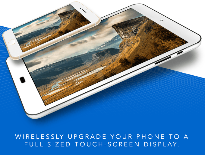 Superscreen, a $99, ten inches display for your phone